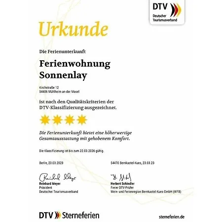 Sonnenlay Mulheim an der Mosel